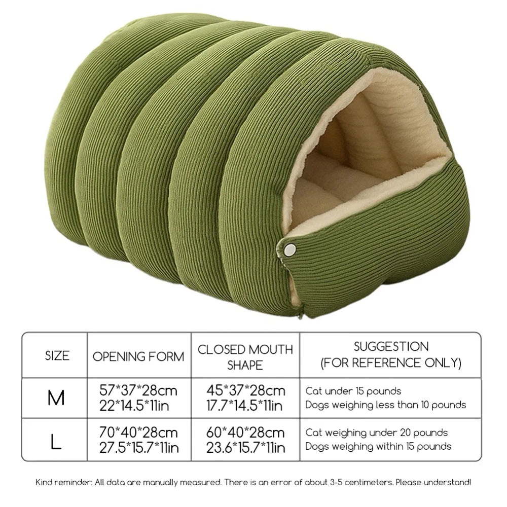 Plush Warm Cave Bed