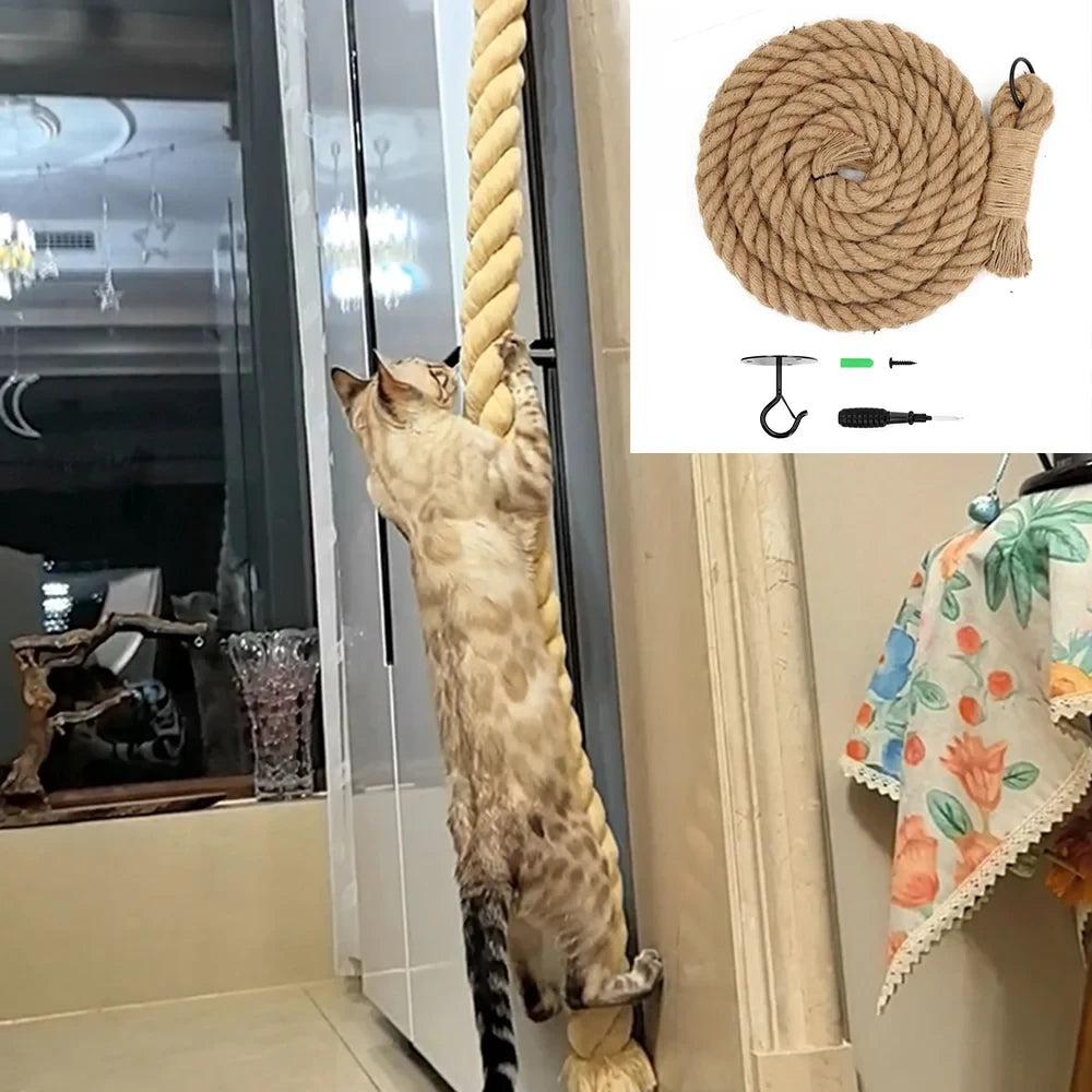 Hand Crafted Cat Climbing Rope