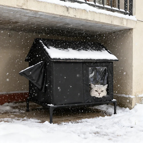 Insulated Outdoor Cat House