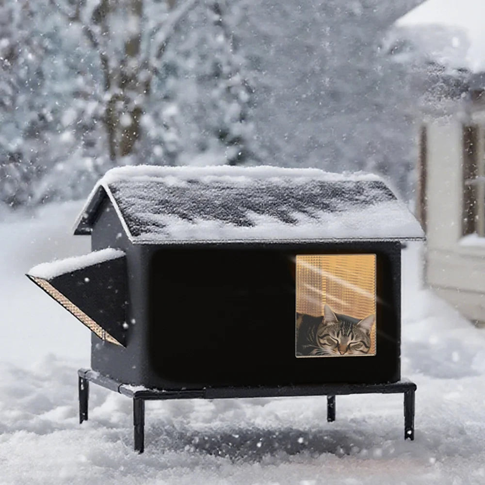 Insulated Outdoor Cat House