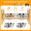 Elevated Wooden Pet Feeder