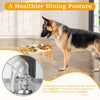 Elevated Wooden Pet Feeder